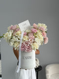 FLOWERS WHITE AND PINK MIX IN BOX