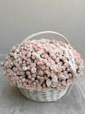 FLOWERS BASKET WITH BOMBASTIC