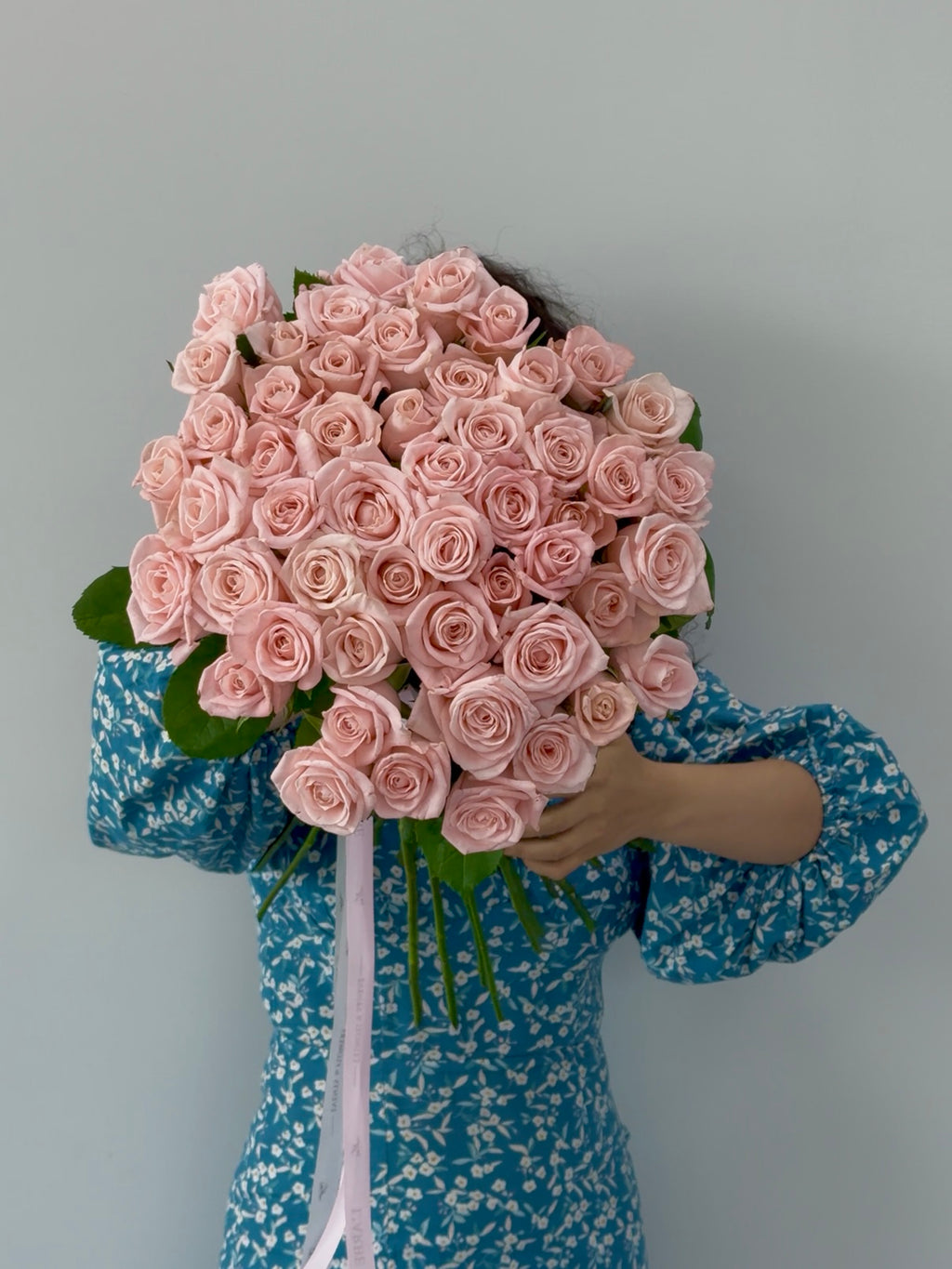 FLOWERS BOUQUET WITH ROSES 51 PCS