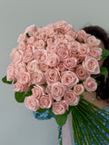 FLOWERS BOUQUET WITH ROSES 51 PCS